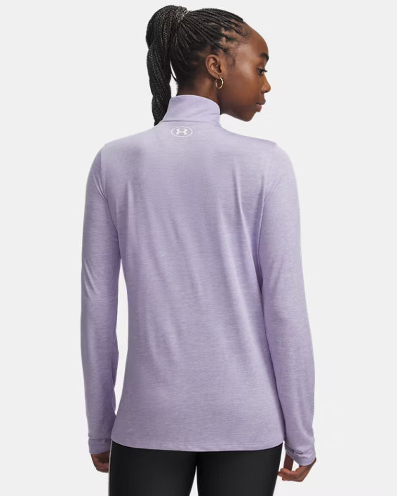 Womens Tech 1/2 Zip- Twist Long Sleeve