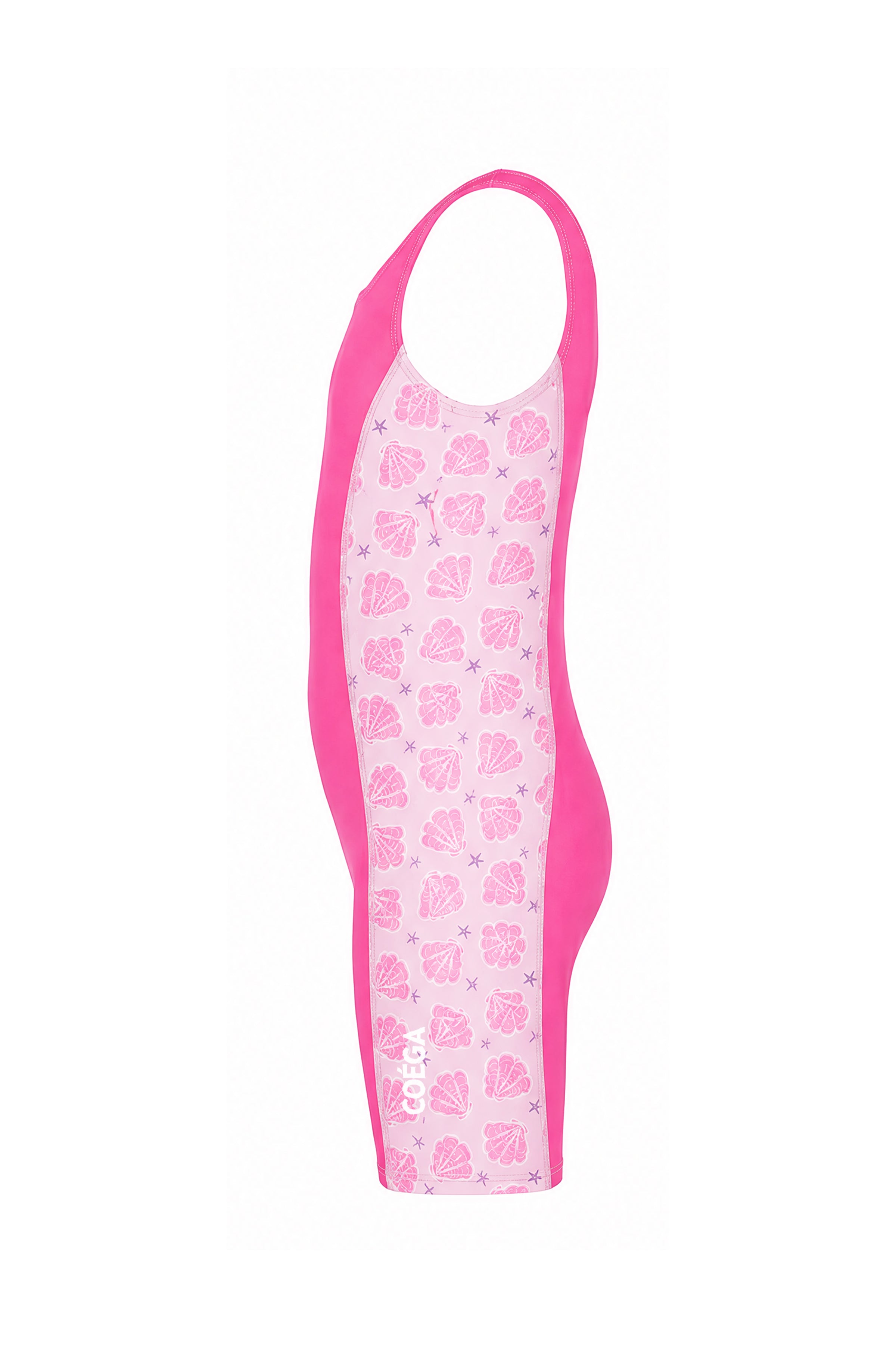 Girl Swim Shortie Pink Mermaid Seashells