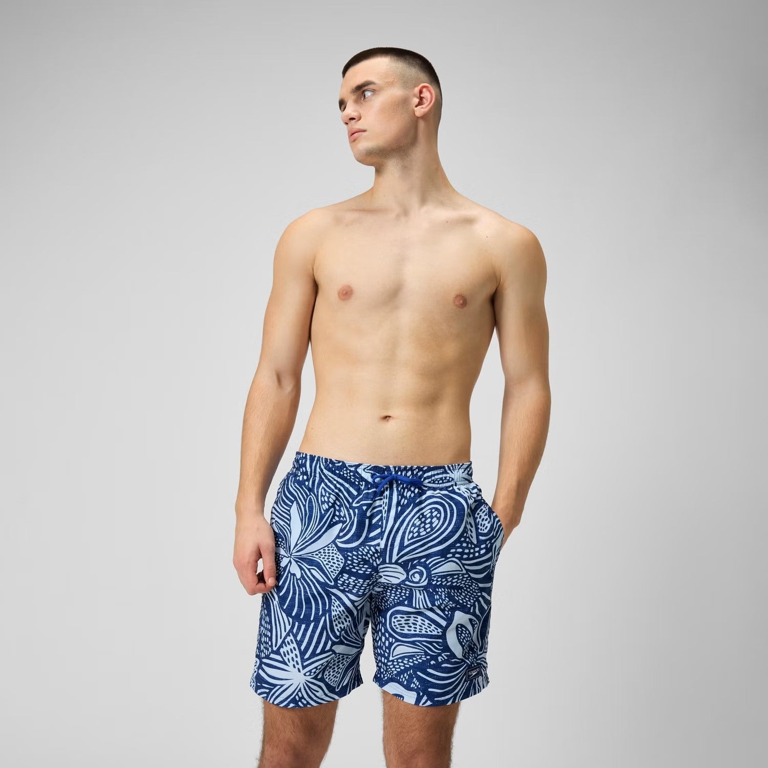 Mens Printed Leisure 18" Watershort