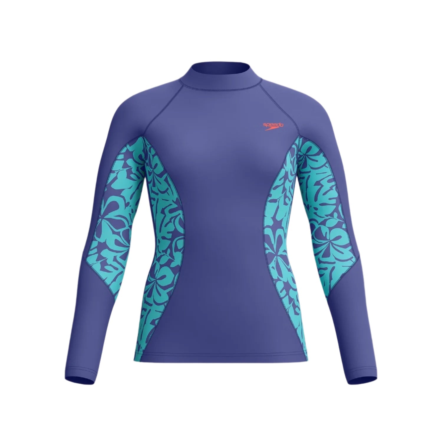 Womens Printed Long Sleeve Rash Top