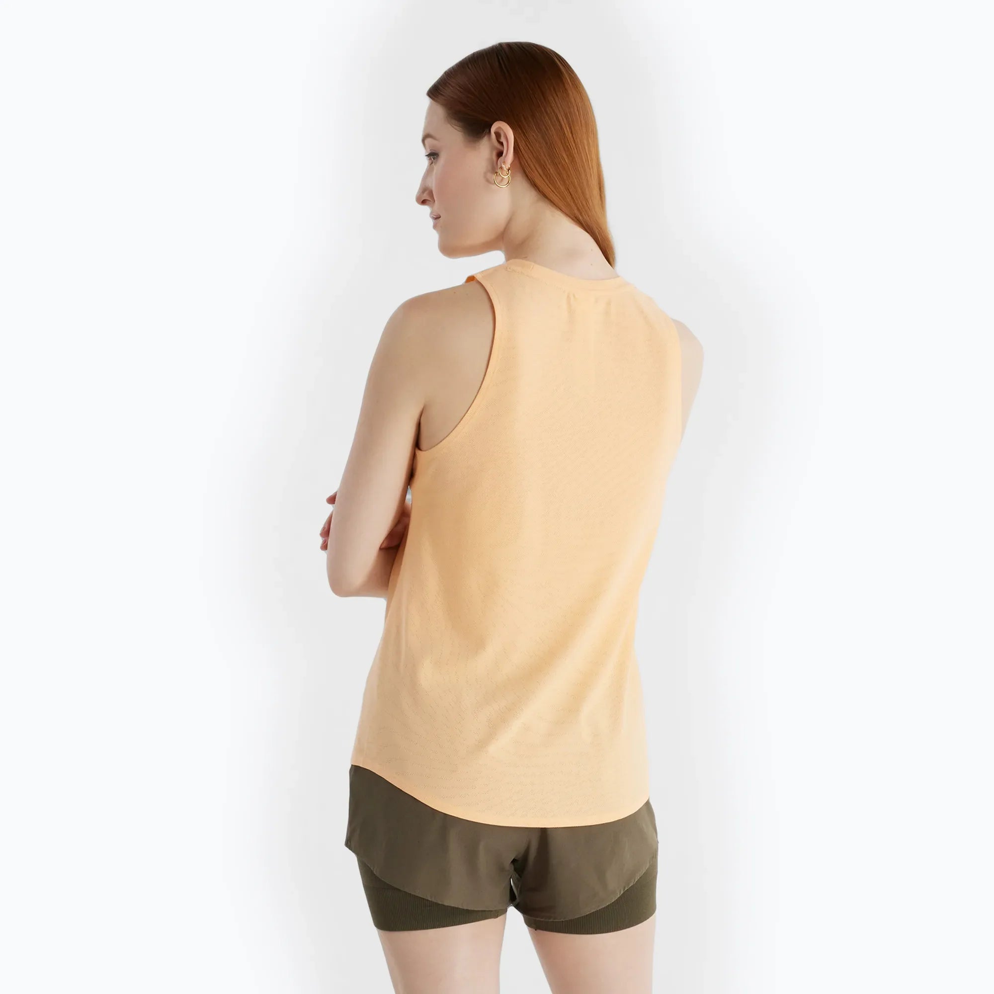 Womens Running Jacquard Slim Tank