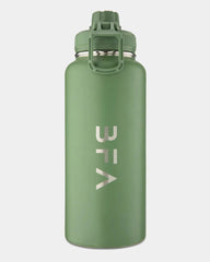 Flow Sports Water Bottle Green 1 Liter