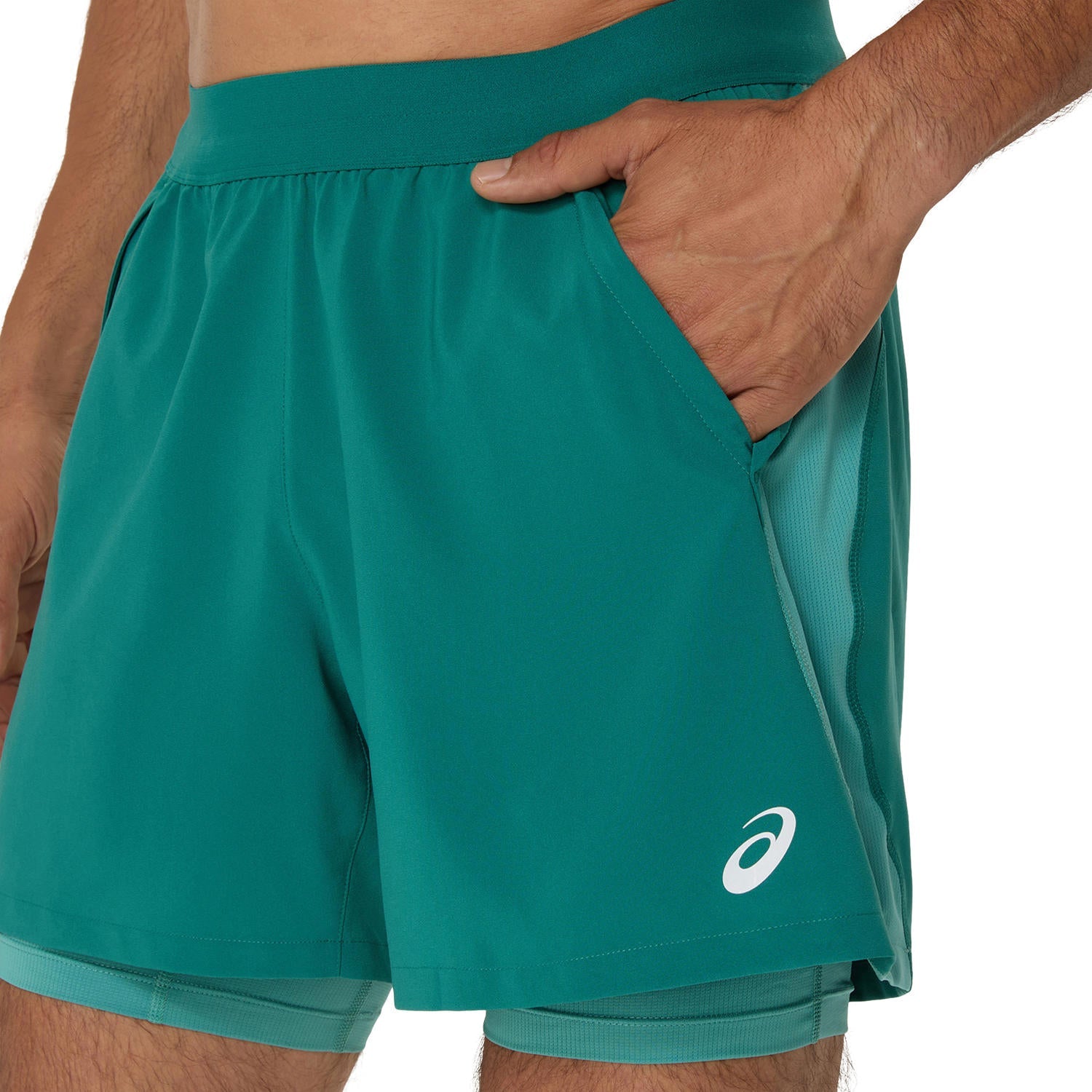 Mens Road 2-in-1 5 Inch Short