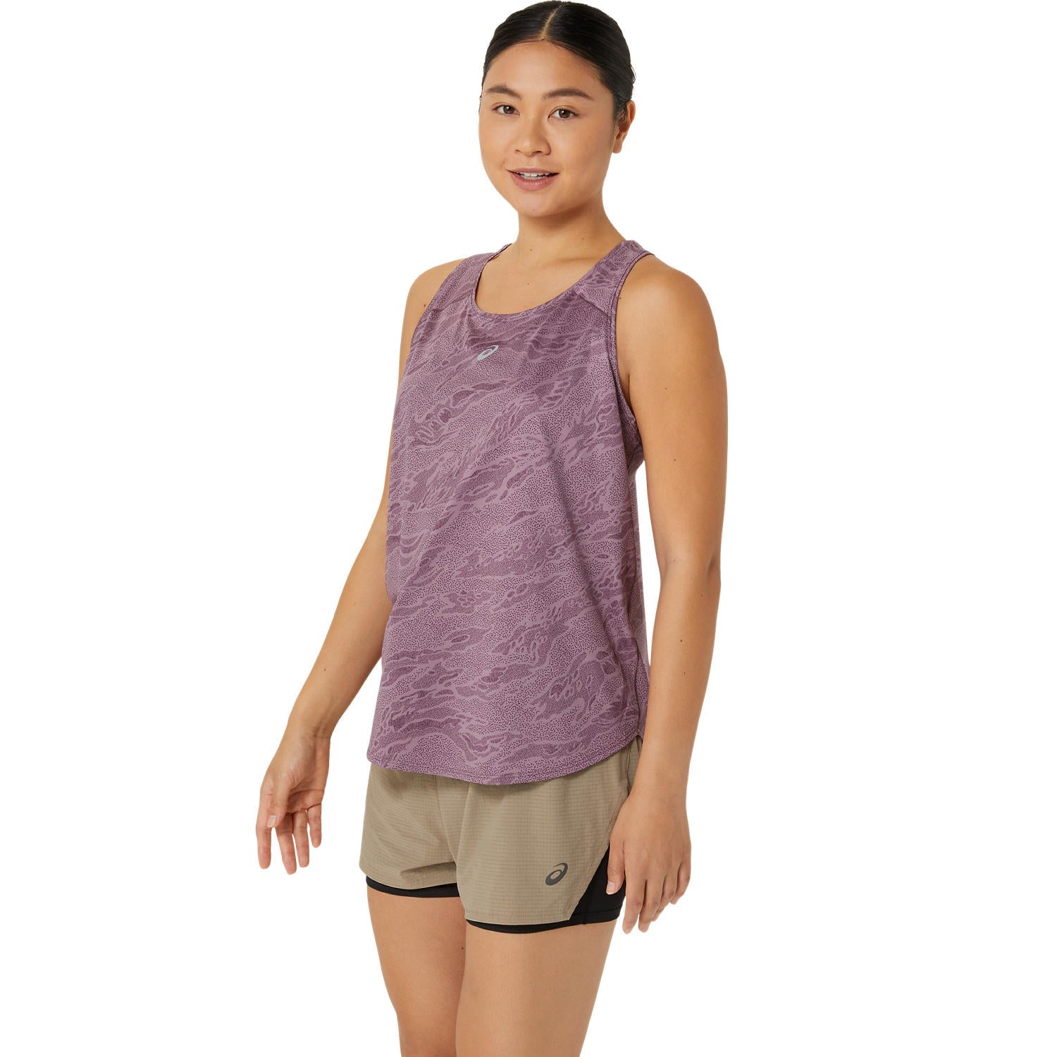 Womens Running Road All Over Print Tank