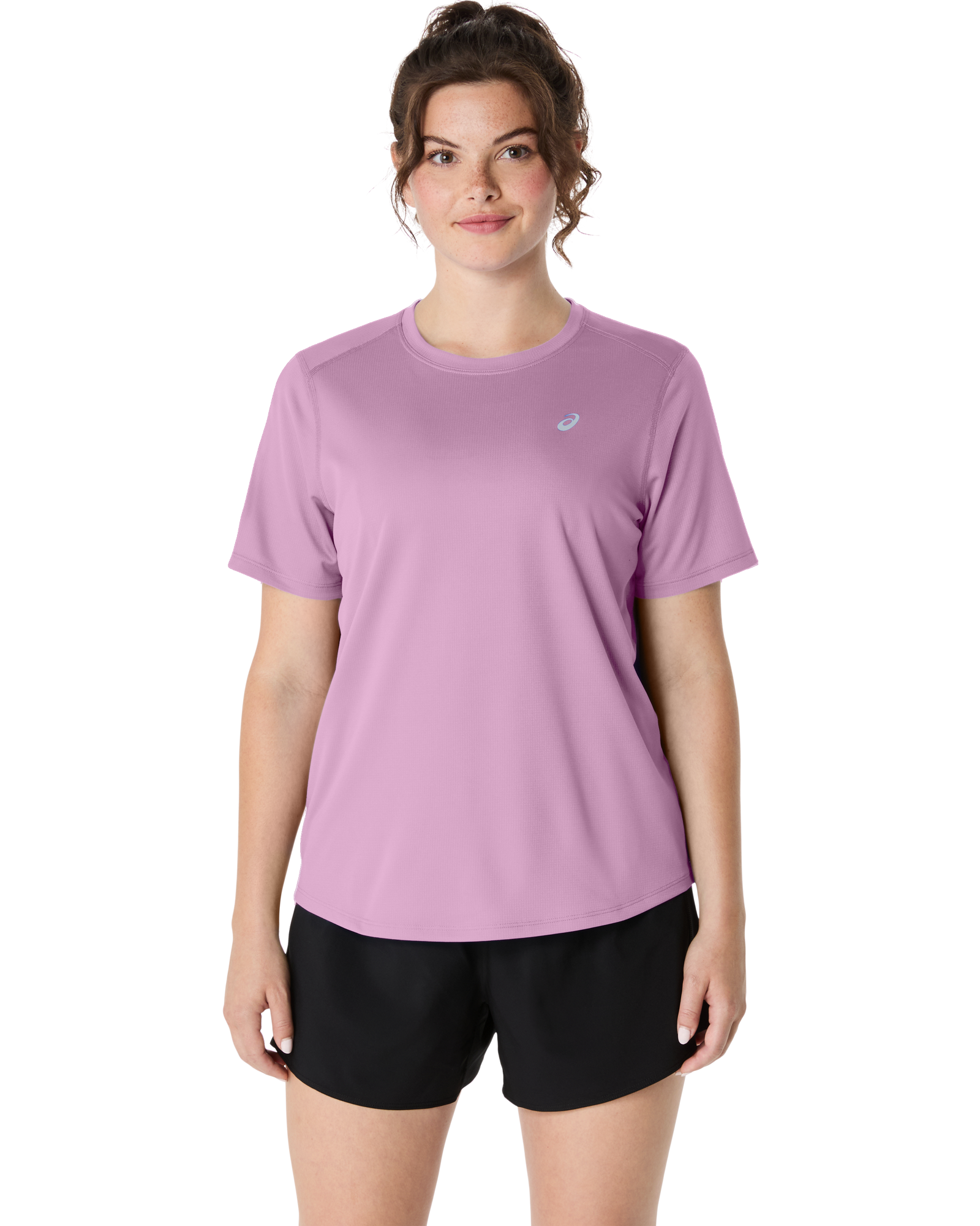 Womens Running Silver Short Sleeve Tshirt