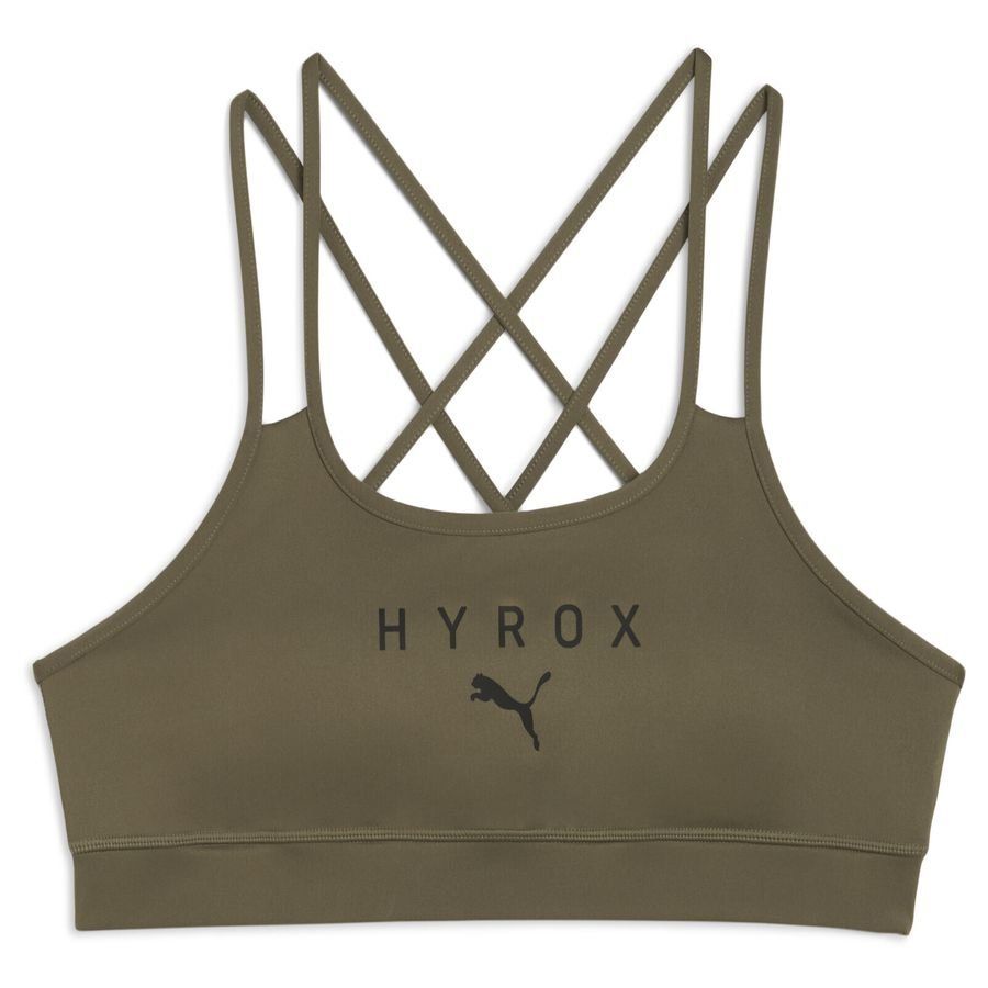 Womens Hyrox Strappy Medium Impact Sports Bra