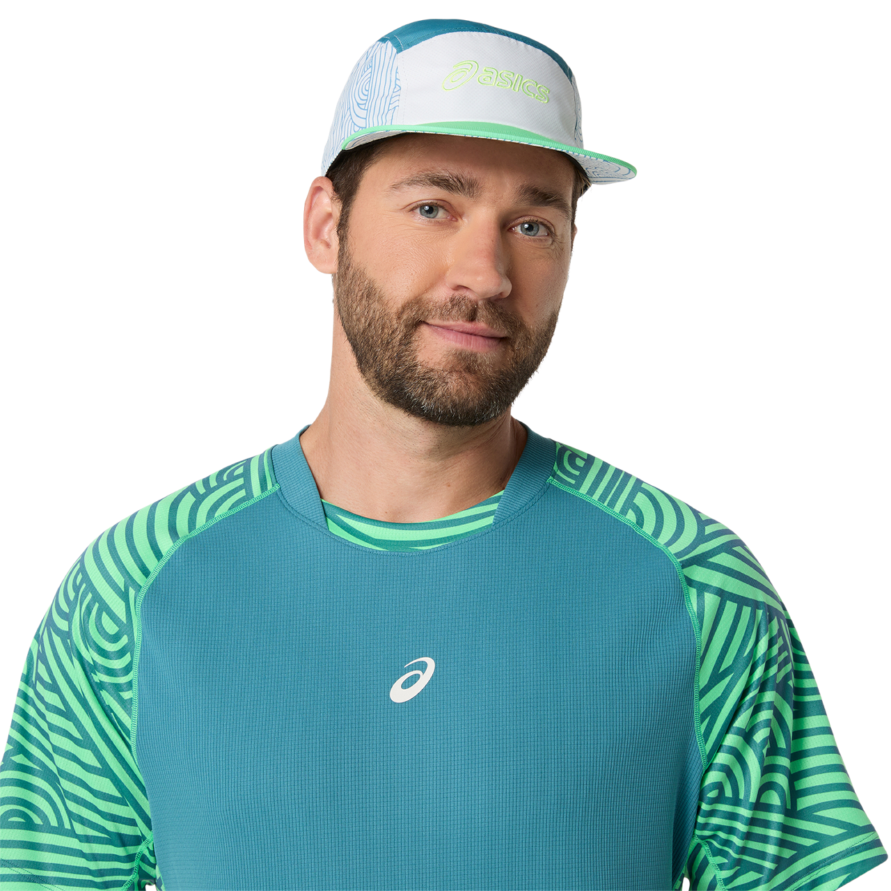 Mens Padel Court All Over Printed Short Sleeve T-Shirt