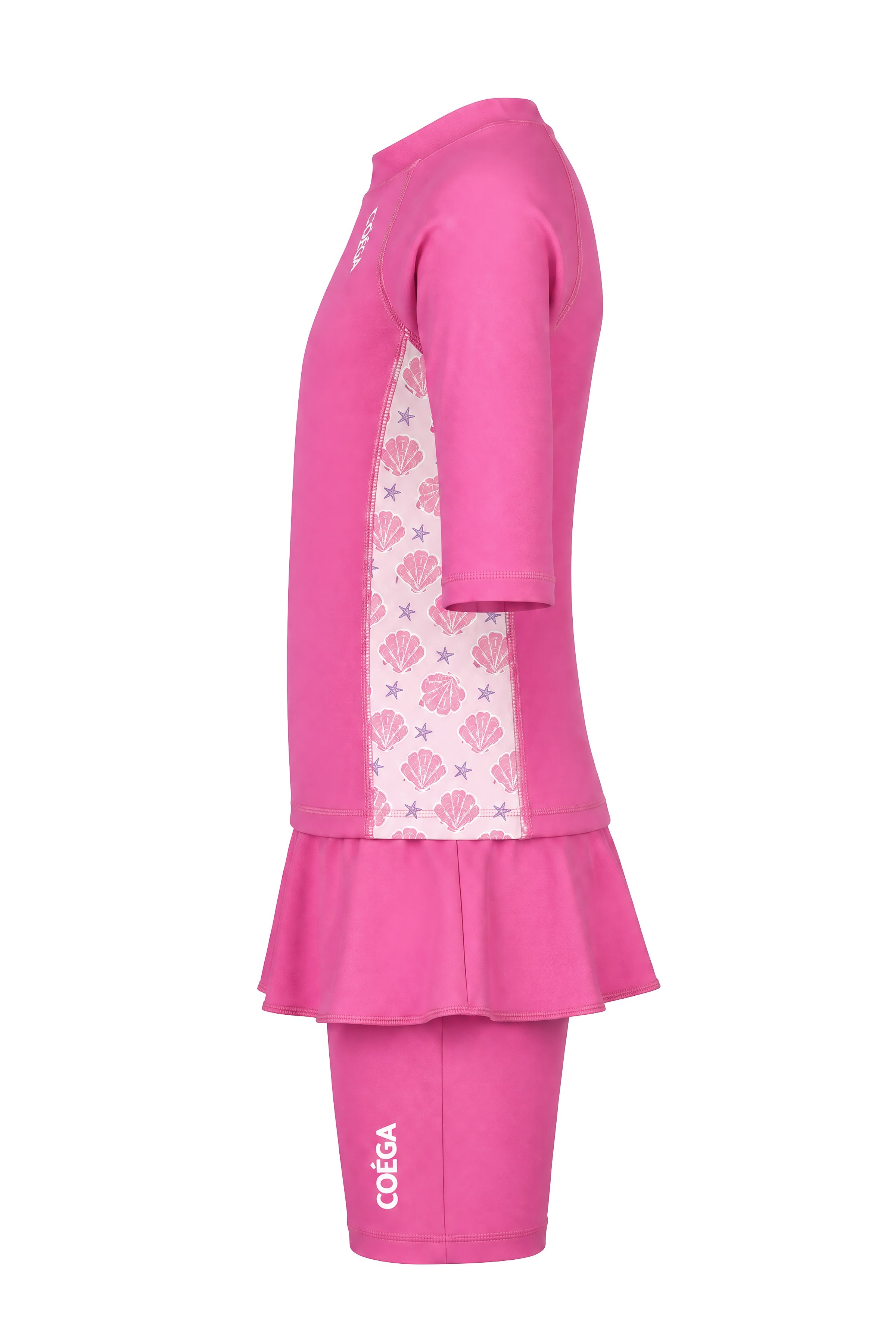 Girls Shells 2 Pc Skirt Swimset