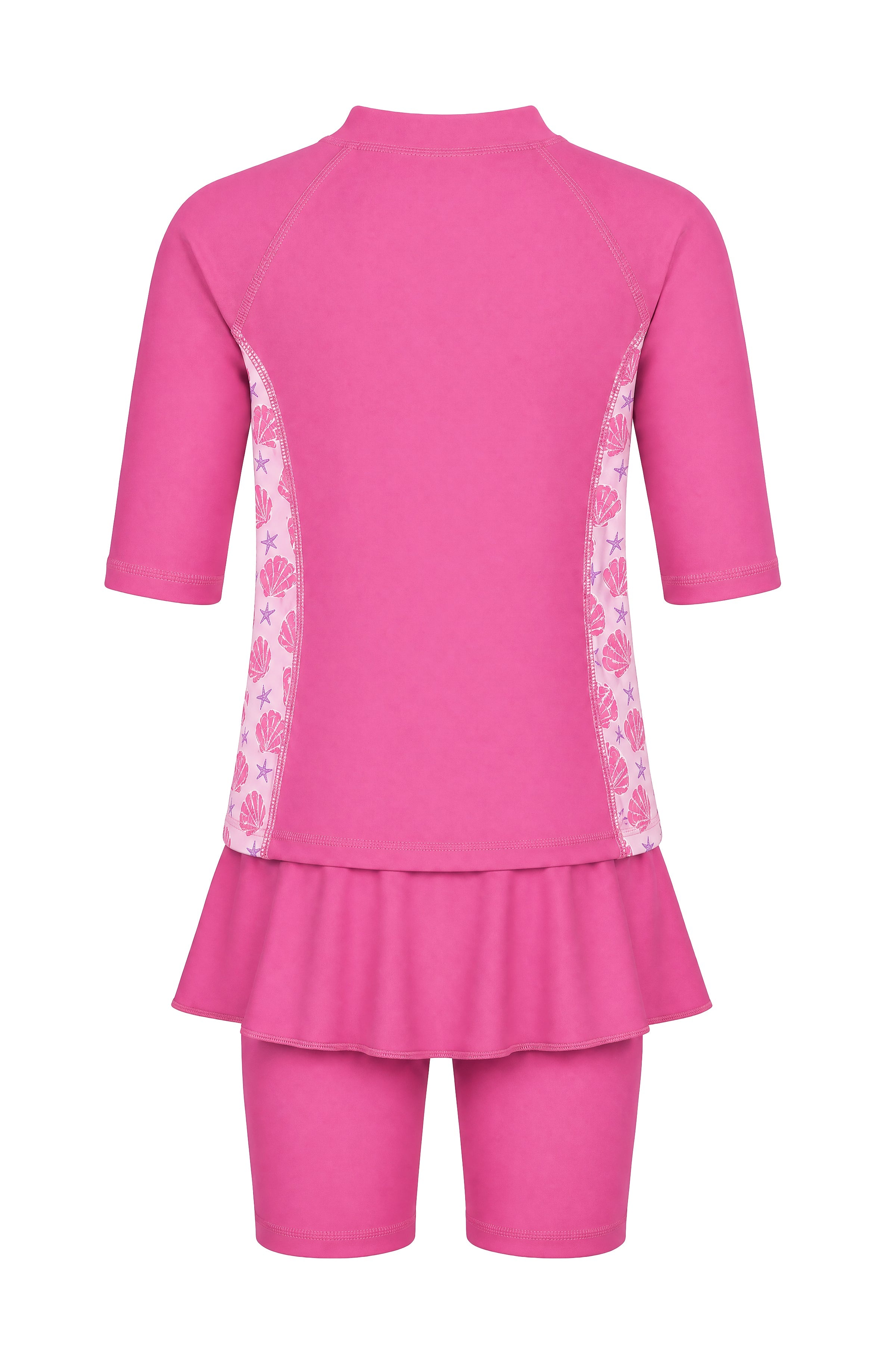 Girls Shells 2 Pc Skirt Swimset