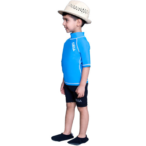 Unisex Kids Core Short Sleeve Rashguard