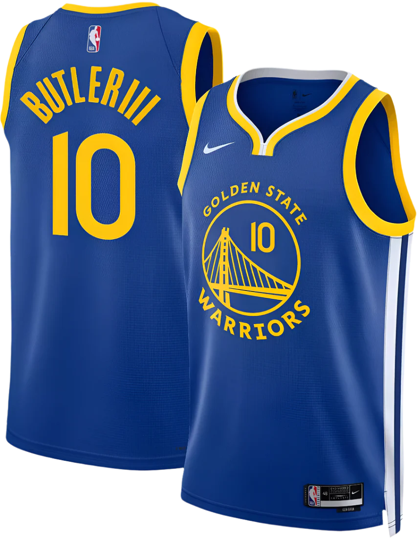 Mens Golden State Warriors Jimmy Butler Icon Replica Jersey