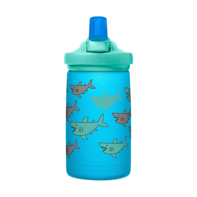 Eddy+ 12Oz Insulated Stainless Steel School of Sharks Kids Bottle