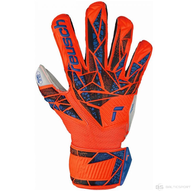Junior Attrakt Solid Finger Support Goalkeeper Gloves