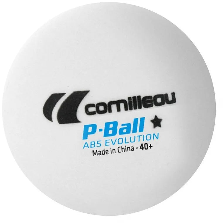 ABS Evolution 1 Star White 6 Table Tennis Ball Set