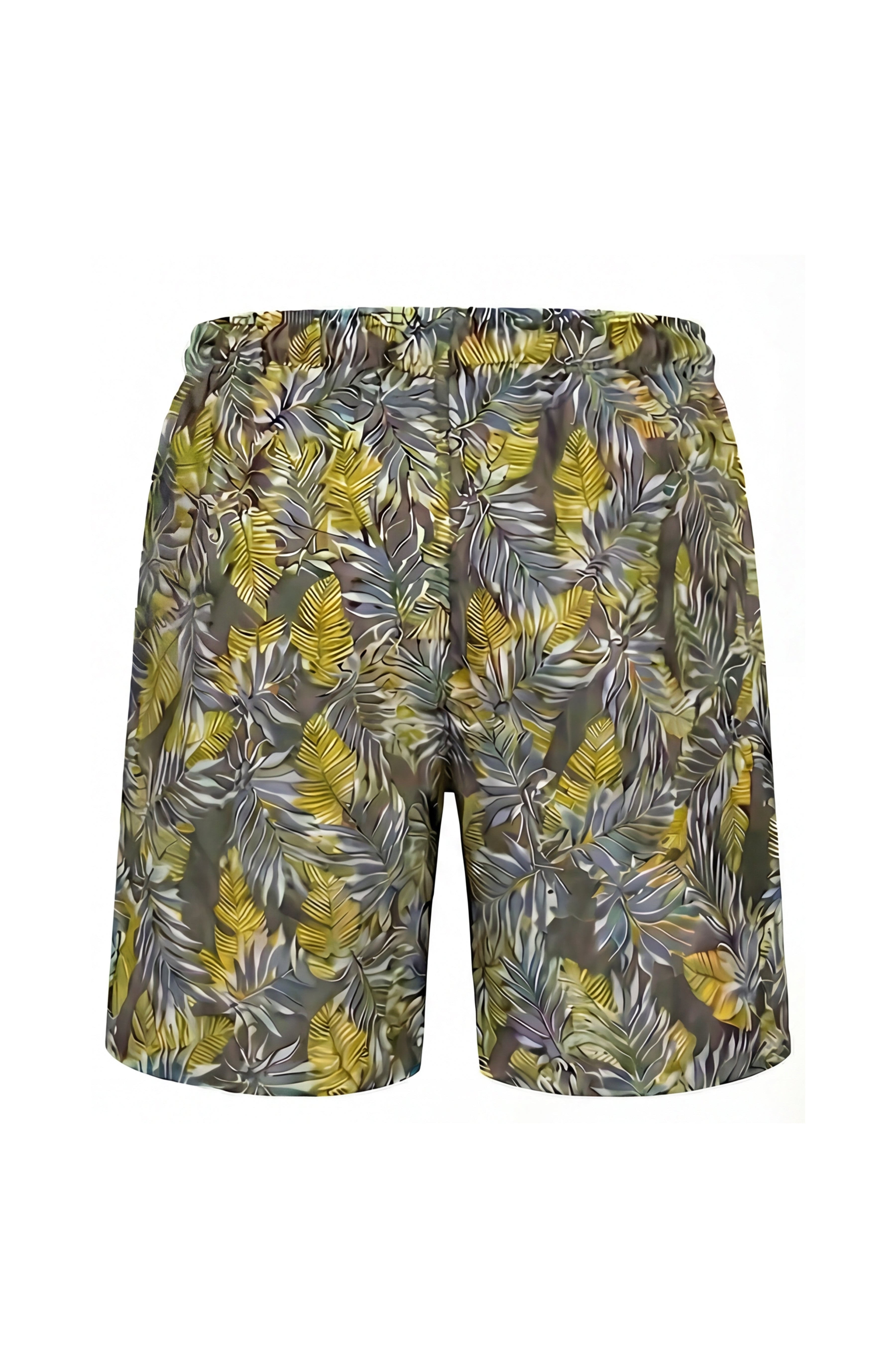 Mens Leafy 16 Inch Printed Watershorts