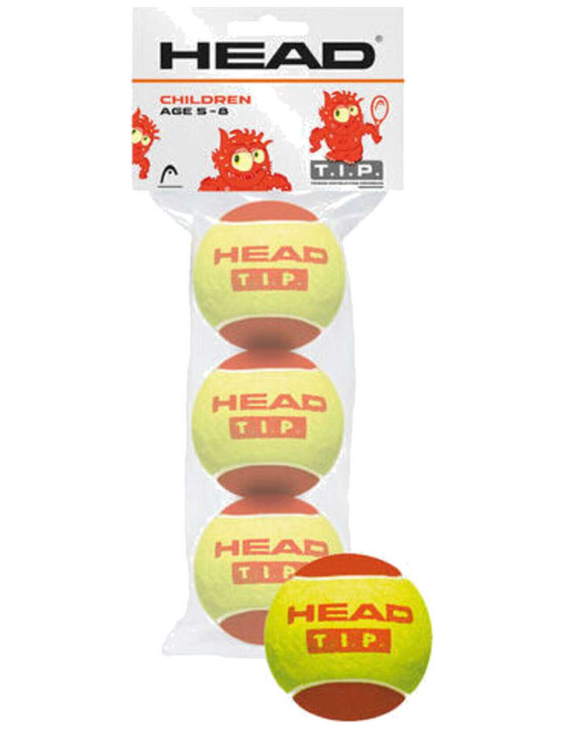 T.I.P Red Tennis 3 Ball (Polybag)