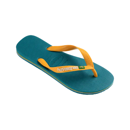 Kids Brazil Logo Flip Flop