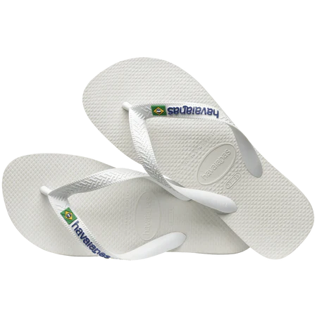 Kids Brasil Logo Flip Flops
