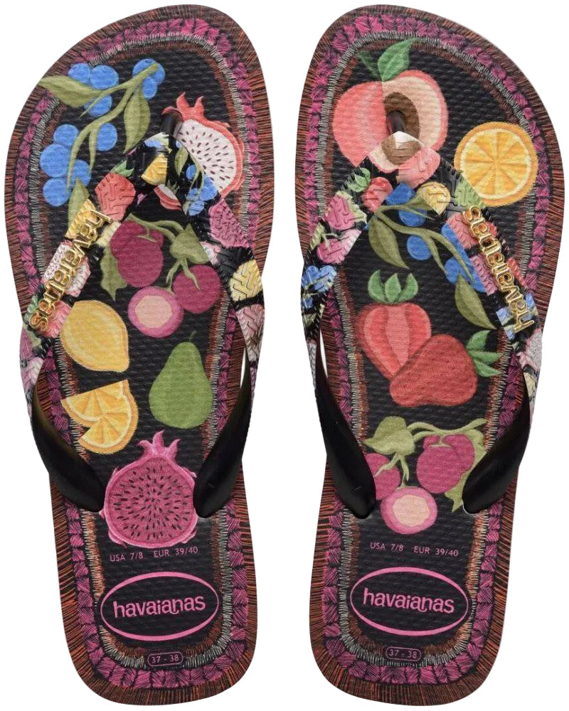 Womens Top Tropicalia Vibes Flip Flop