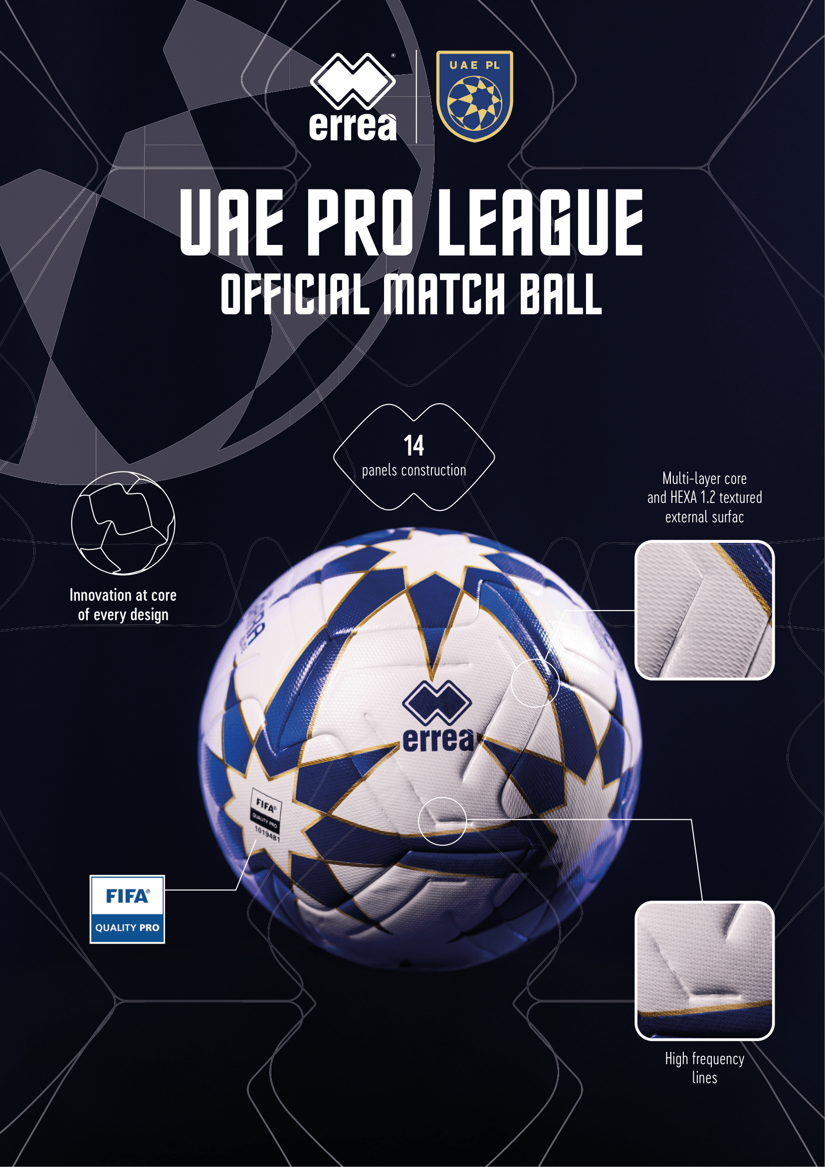 UAE Pro League Ball New Gara Elite ANDOC 26/27