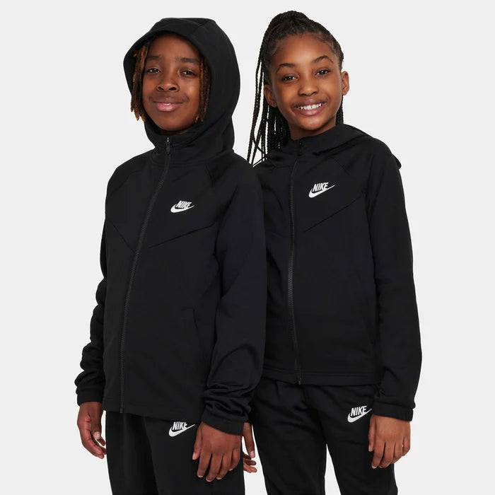 Junior Sportswear Poly Full Zip Hooded Tracksuit