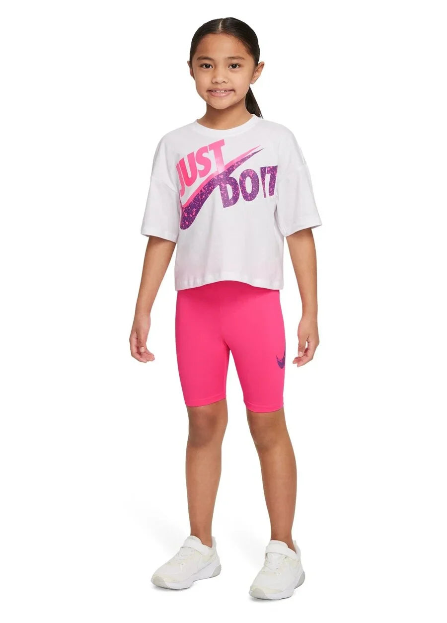 Girls Graphic Logo T-Shirt Short Set