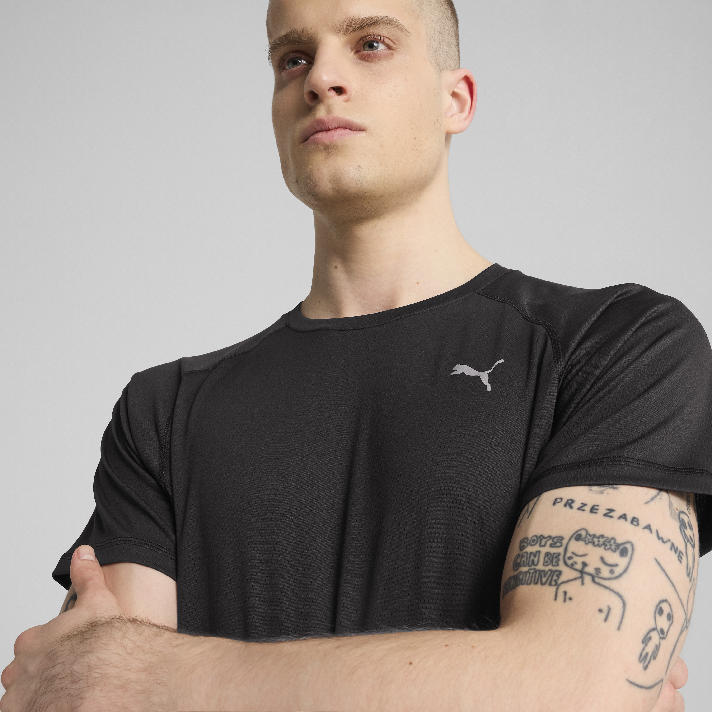 Mens Run Velocity Short Sleeve T-Shirt