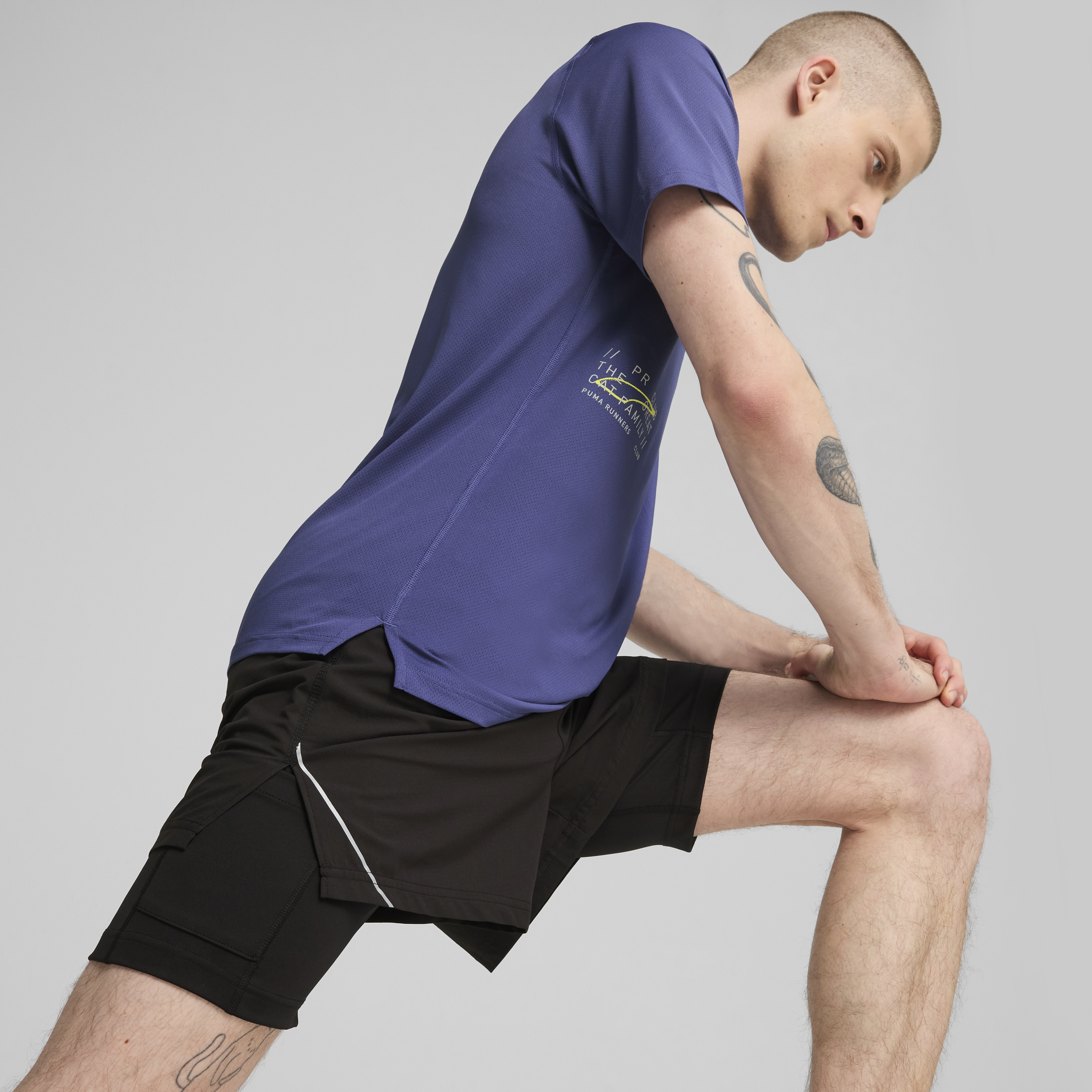 Mens Run Ultraweave 2in 1 5 Inch Short