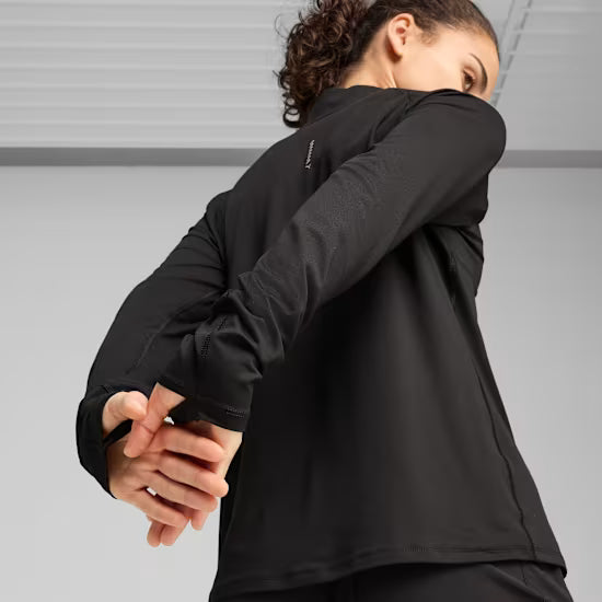 Womens Run Velocity Cloudspun 1/4 Zip Jackets