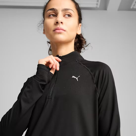 Womens Run Velocity Cloudspun 1/4 Zip Jackets