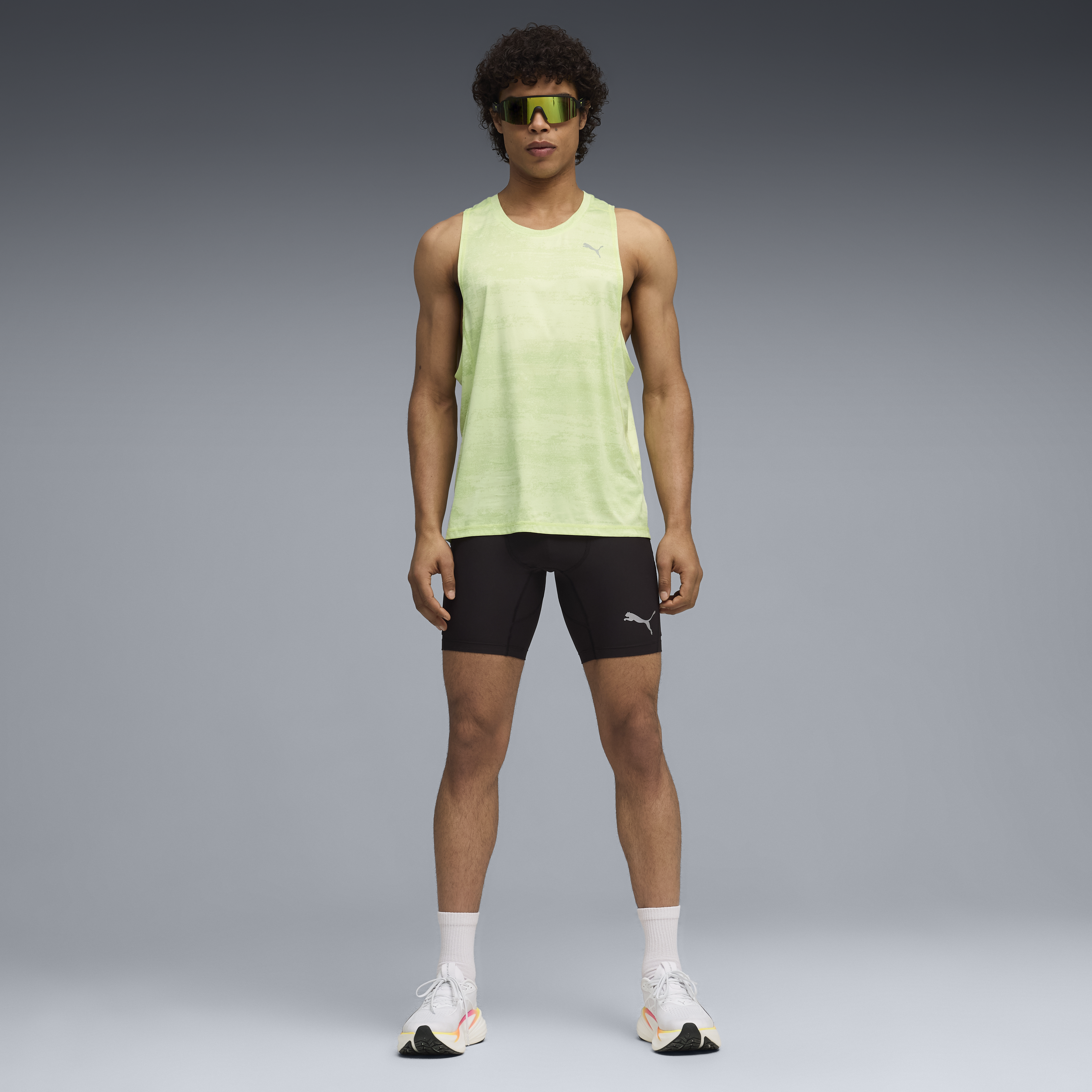 Mens Run Legend 8 Inch Half Tight