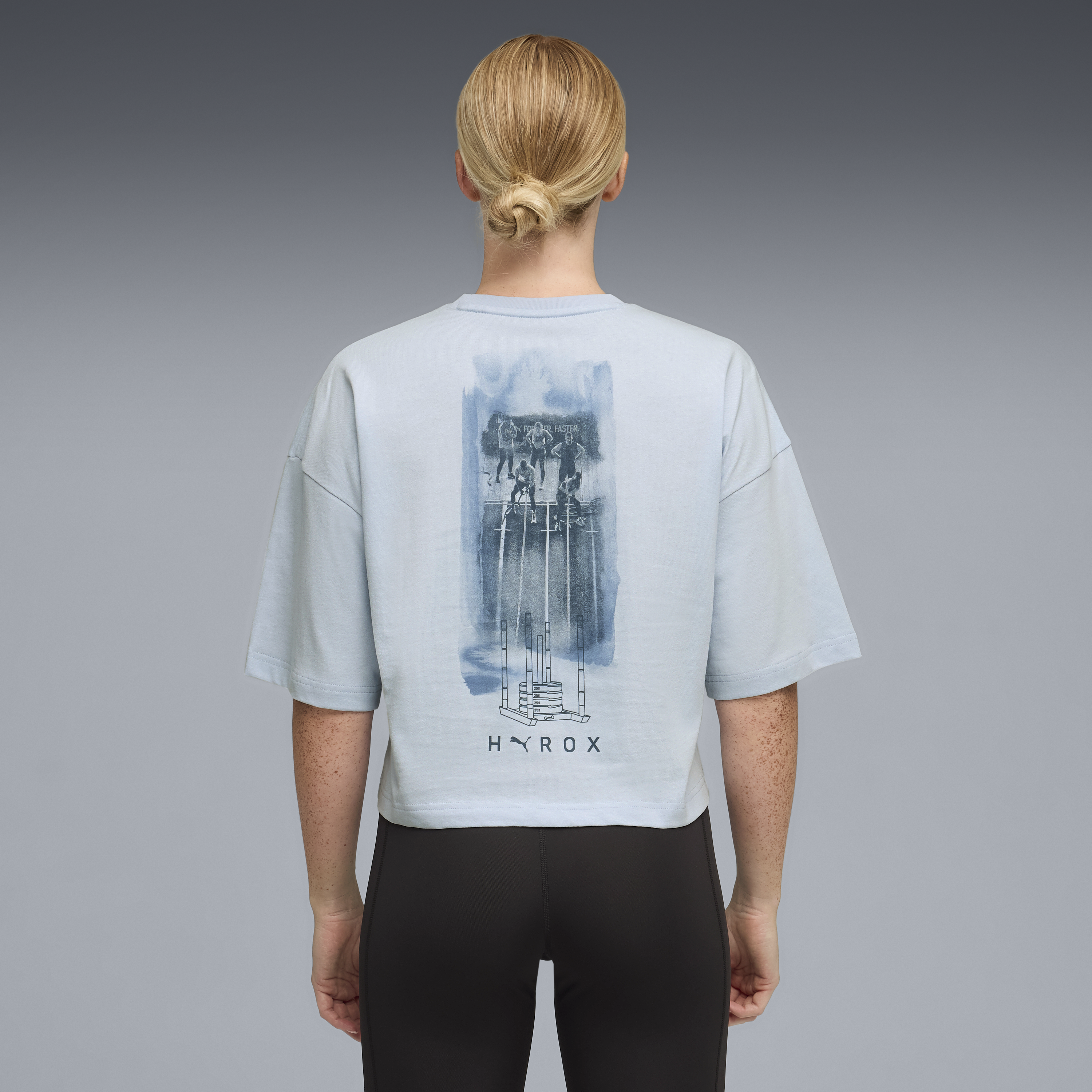 Womens Hyrox Cropped Tshirt