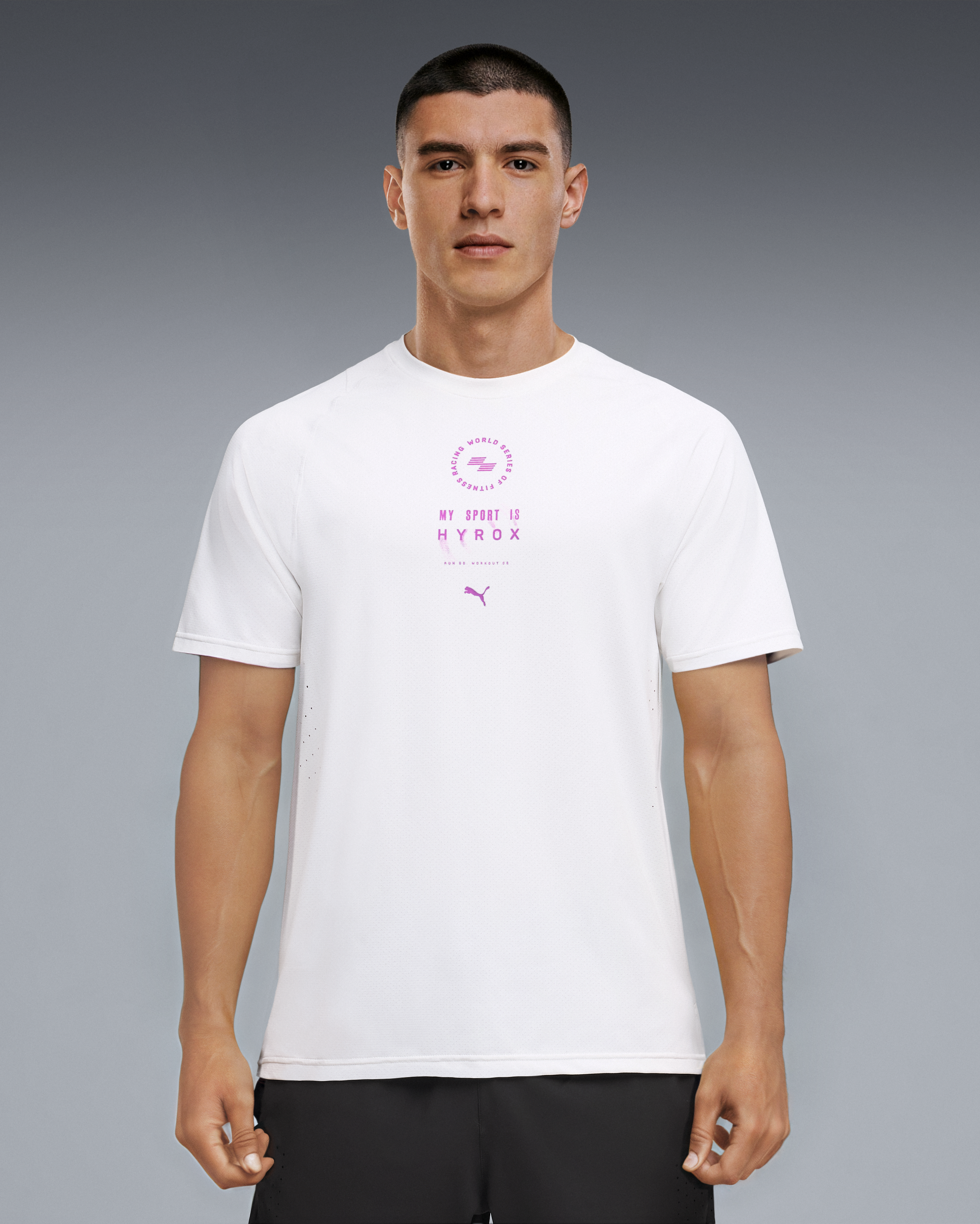 Mens Hyrox Dryelite Training Short Sleeve T-Shirt