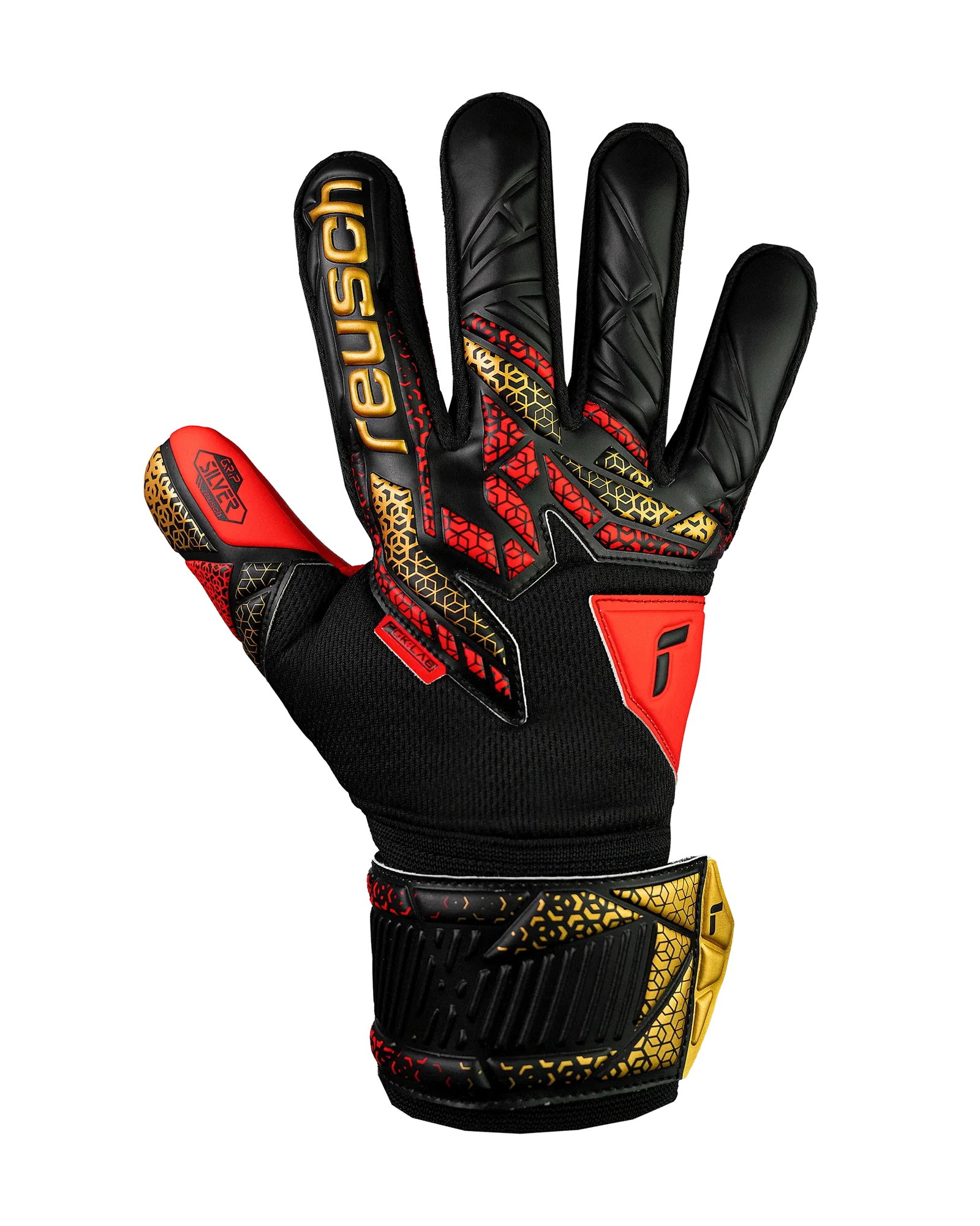 Junior Attrakt Silver Goalkeeper Gloves