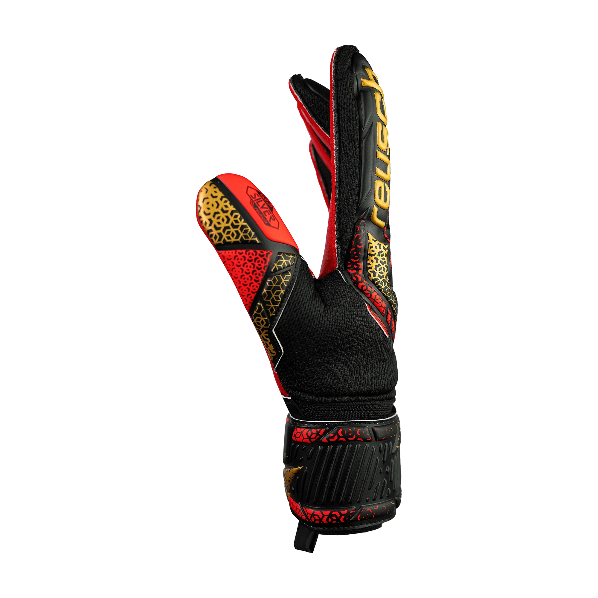 Junior Attrakt Silver Goalkeeper Gloves