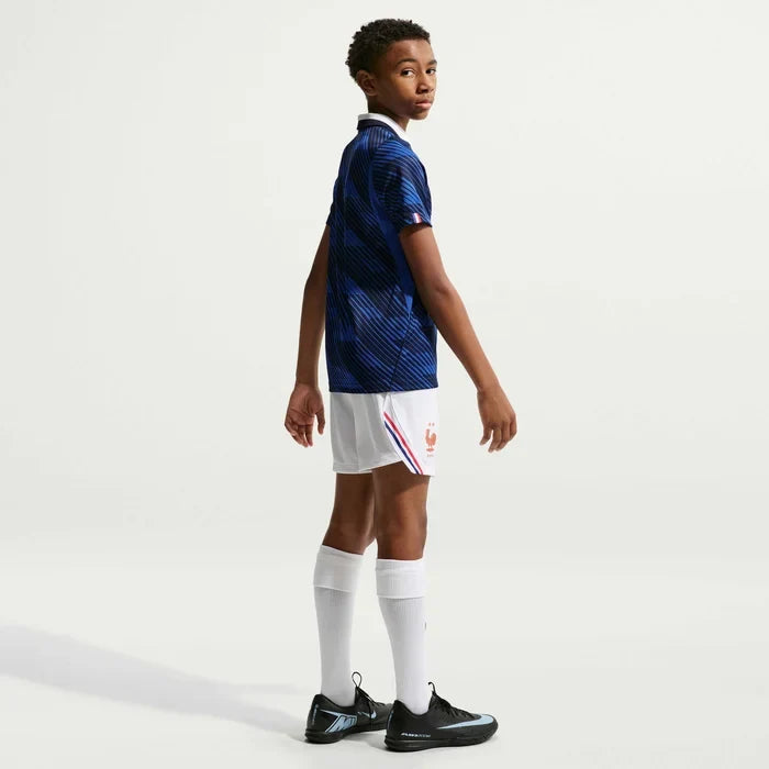 Junior France FFF Home 25/26 Replica Shorts