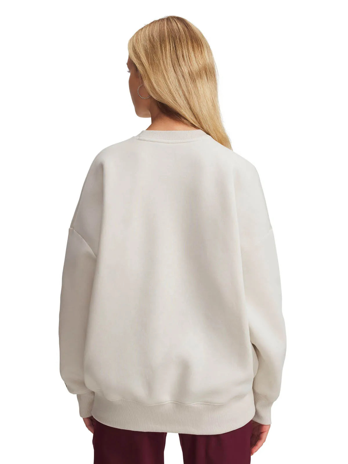 Womens Rival Fleece Oversized Varsity Sweatshirt