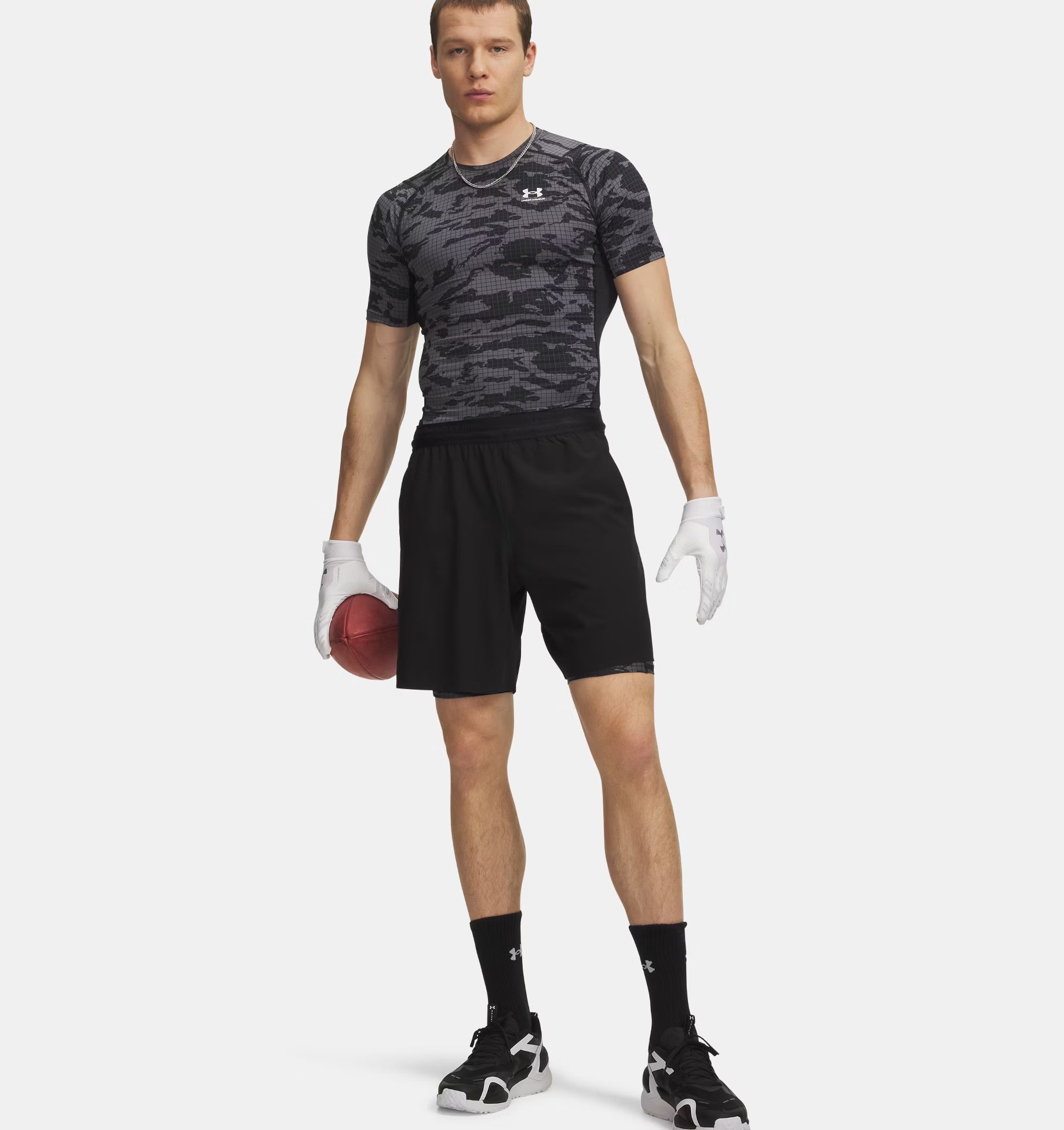 Mens Heatgear Armour Printed Short Tight
