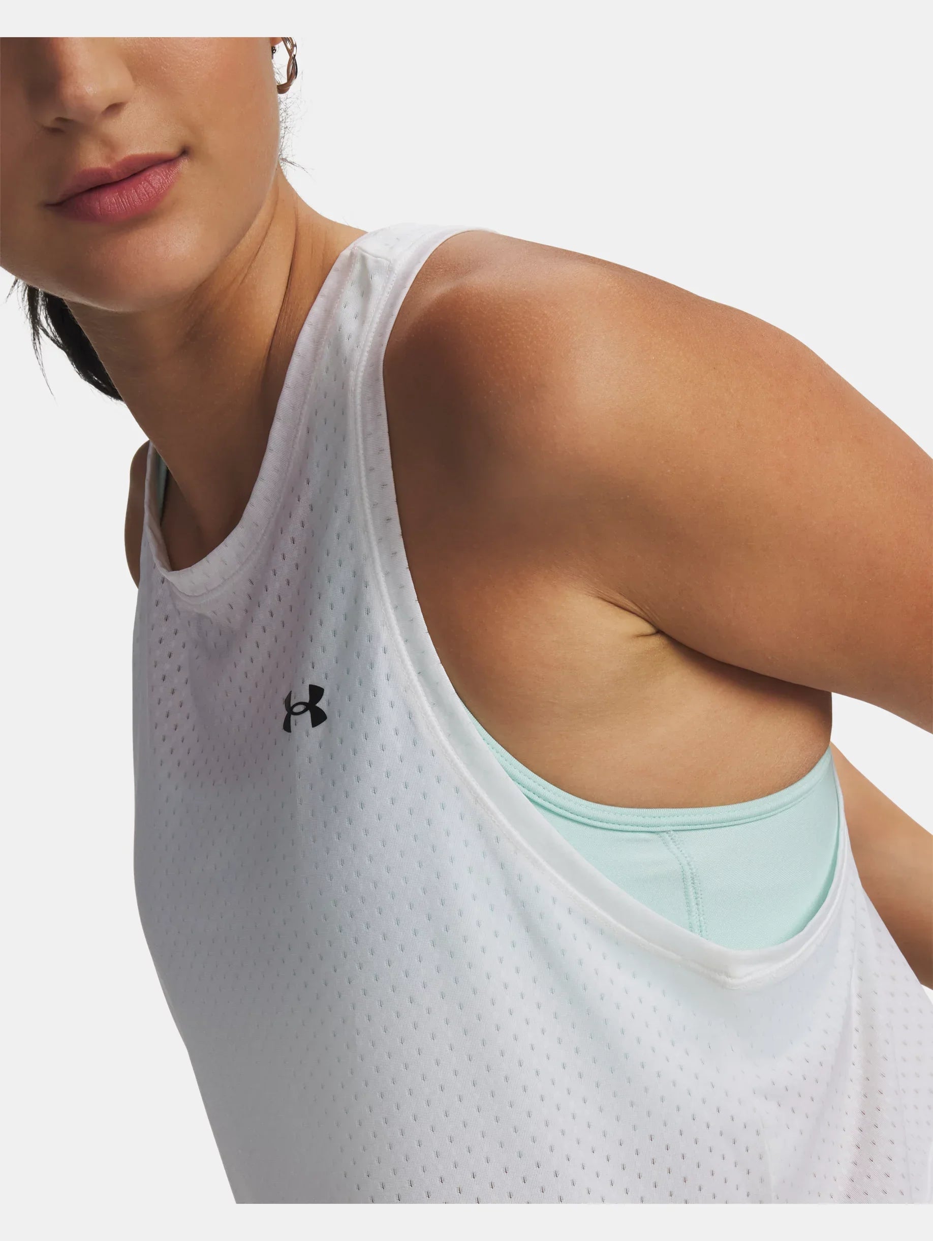 Womens Mesh Crop Tank