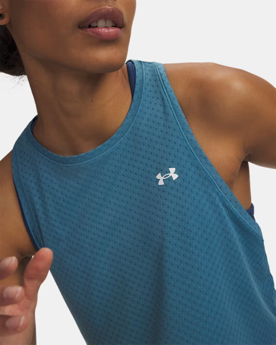 Womens Mesh Crop Tank