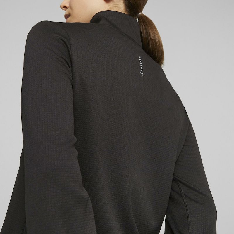 Womens Running Microfleece Half Zip Jacket