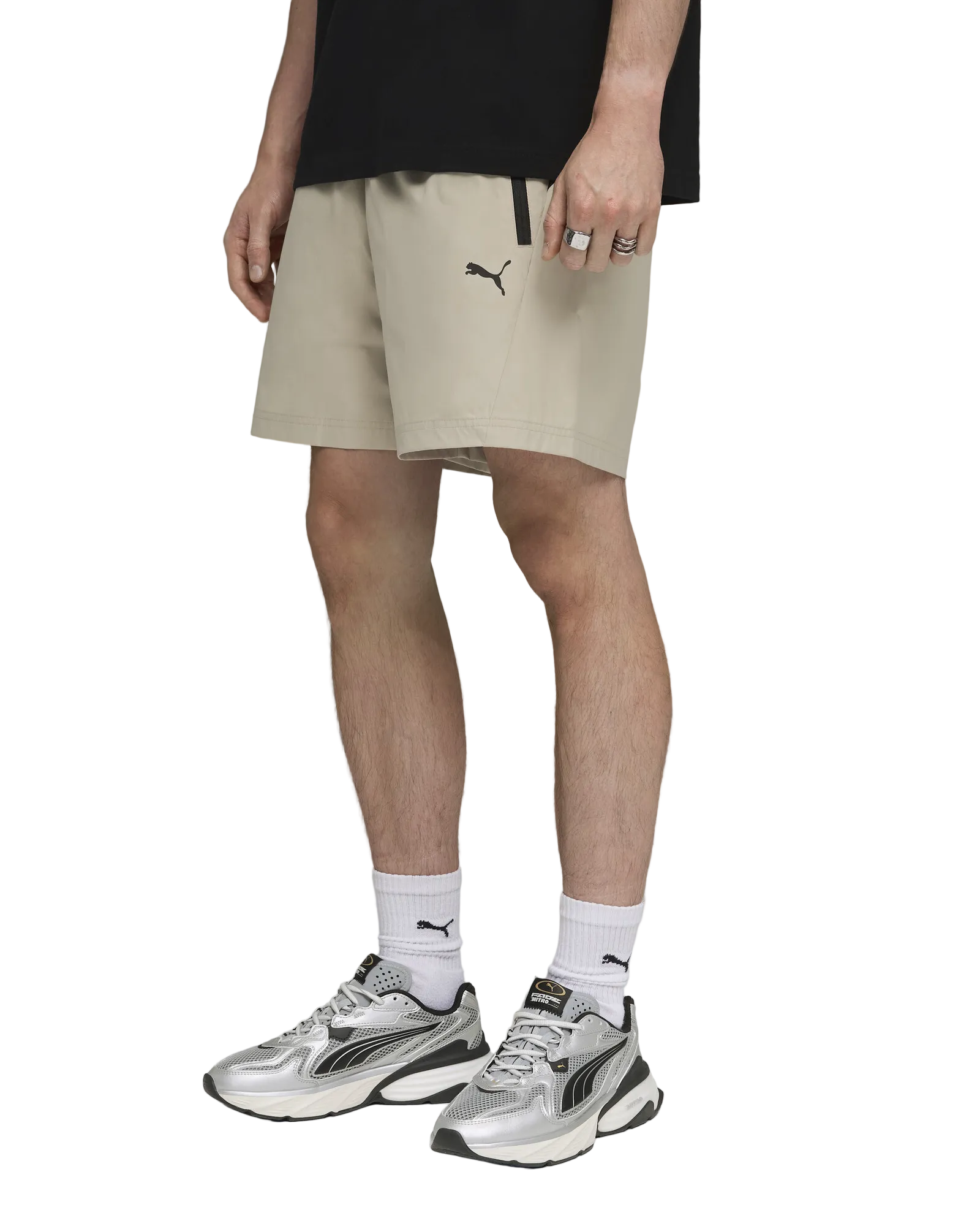 Mens Puma Tech Relaxed Woven Short