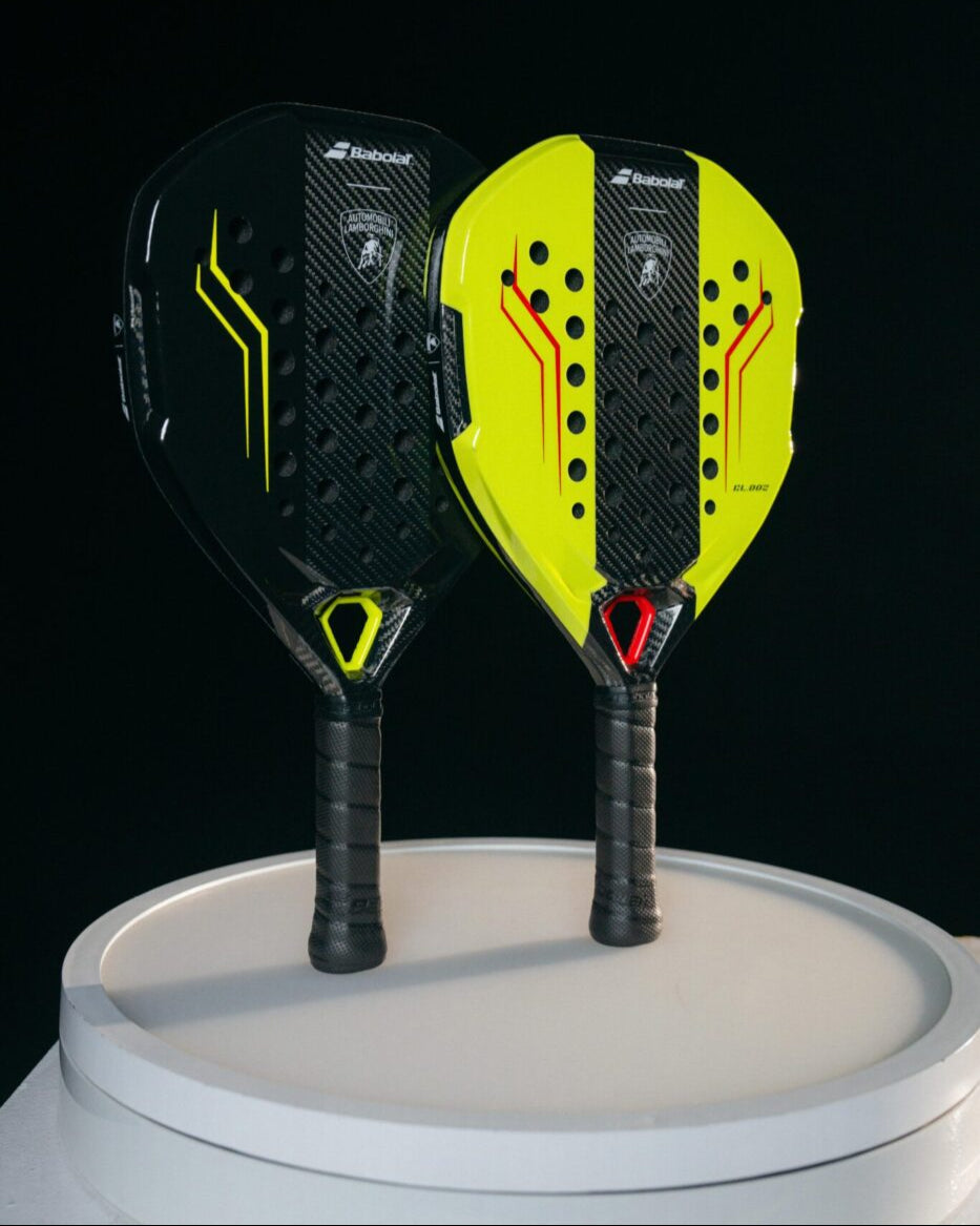 Lamborghini Black Yellow Padel Racket