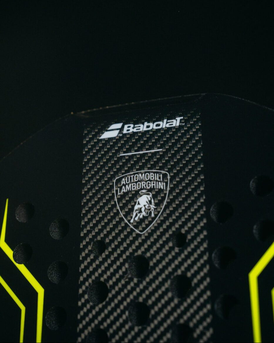 Lamborghini Black Yellow Padel Racket