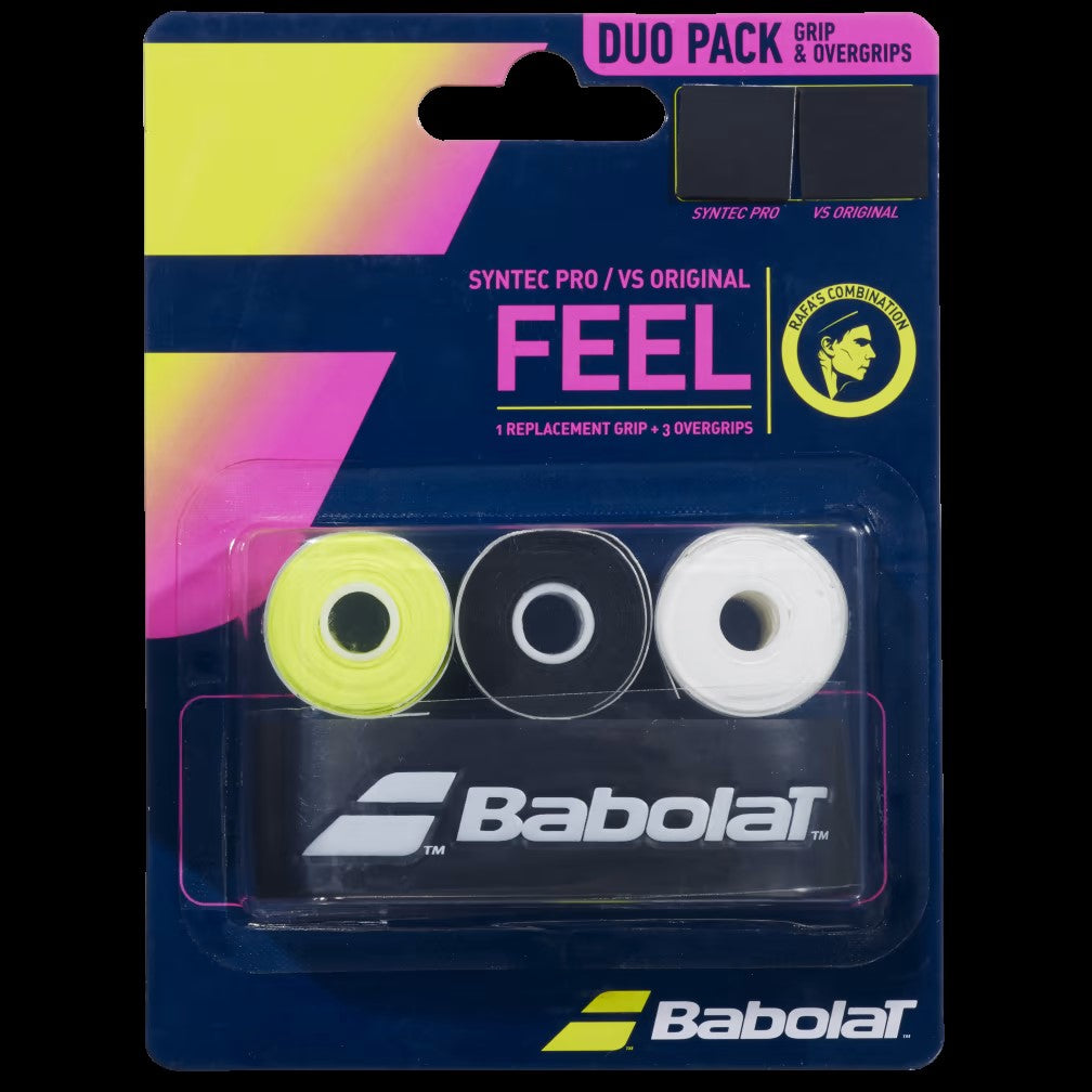 Babolat Syntec Pro X 1 + VS Original X 3 Tennis Grip Combo Pack - Shop ...