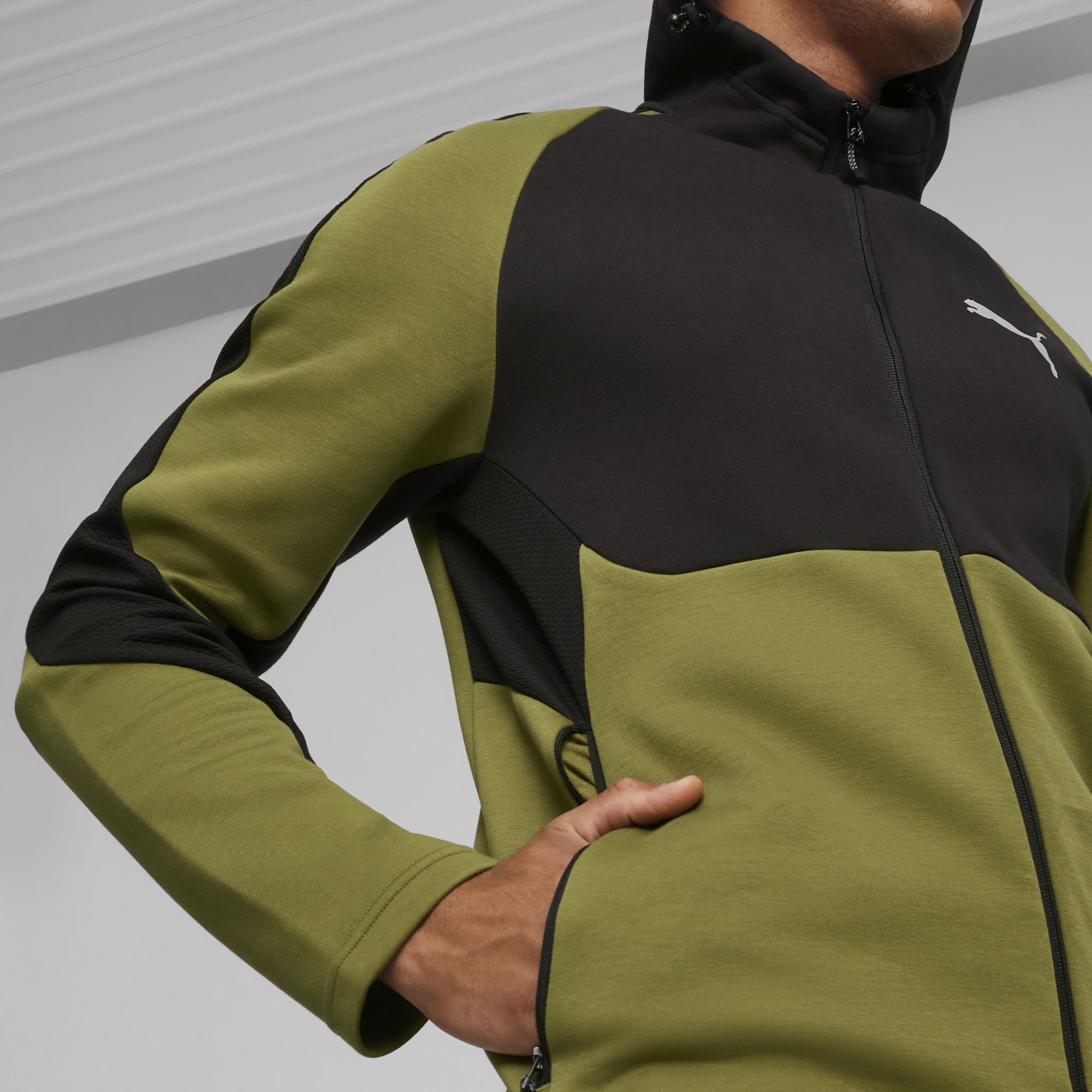 Mens Evostripe Core Full Zip Jacket