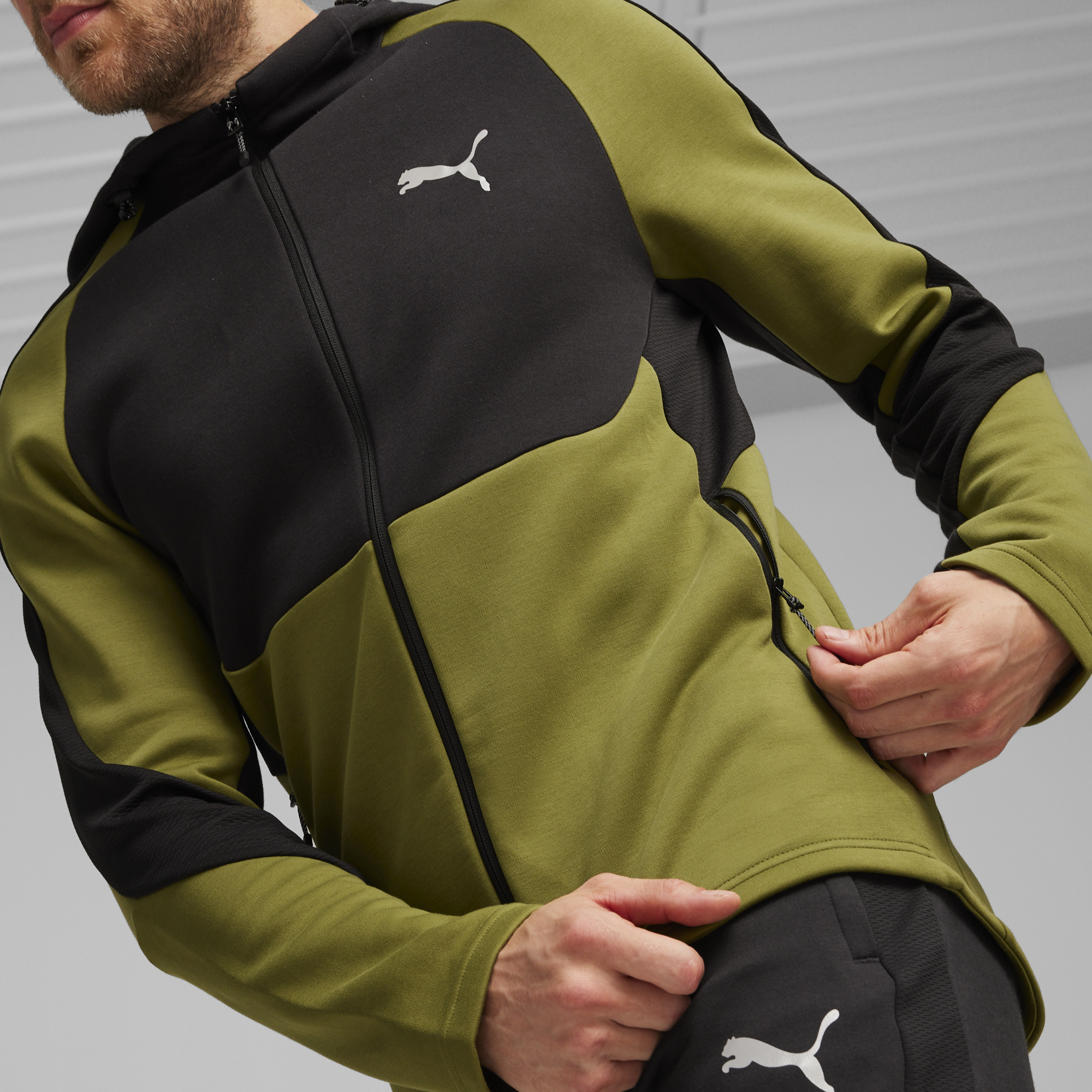 Mens Evostripe Core Full Zip Jacket