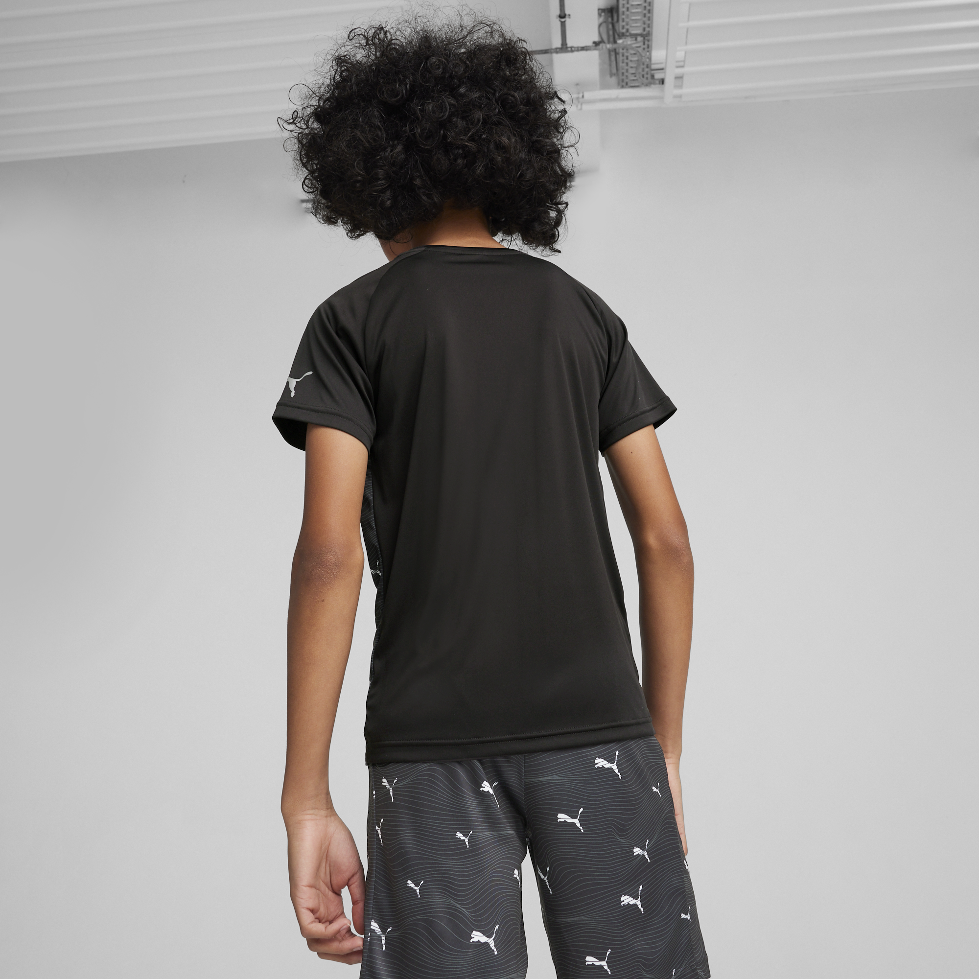 Boys Performance All Over Print Short Sleeve T-Shirt