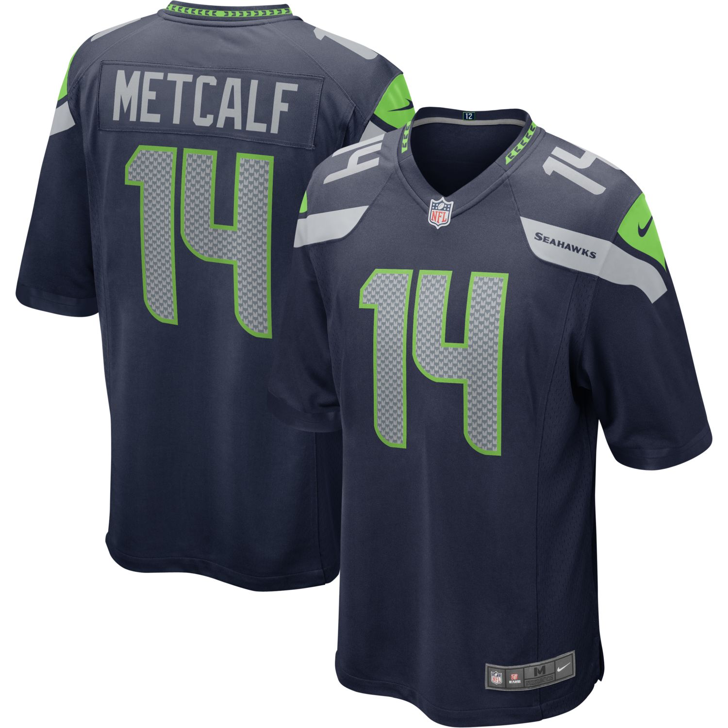 Mens Seattle Seahawks DK Metcalf Home Game Jersey
