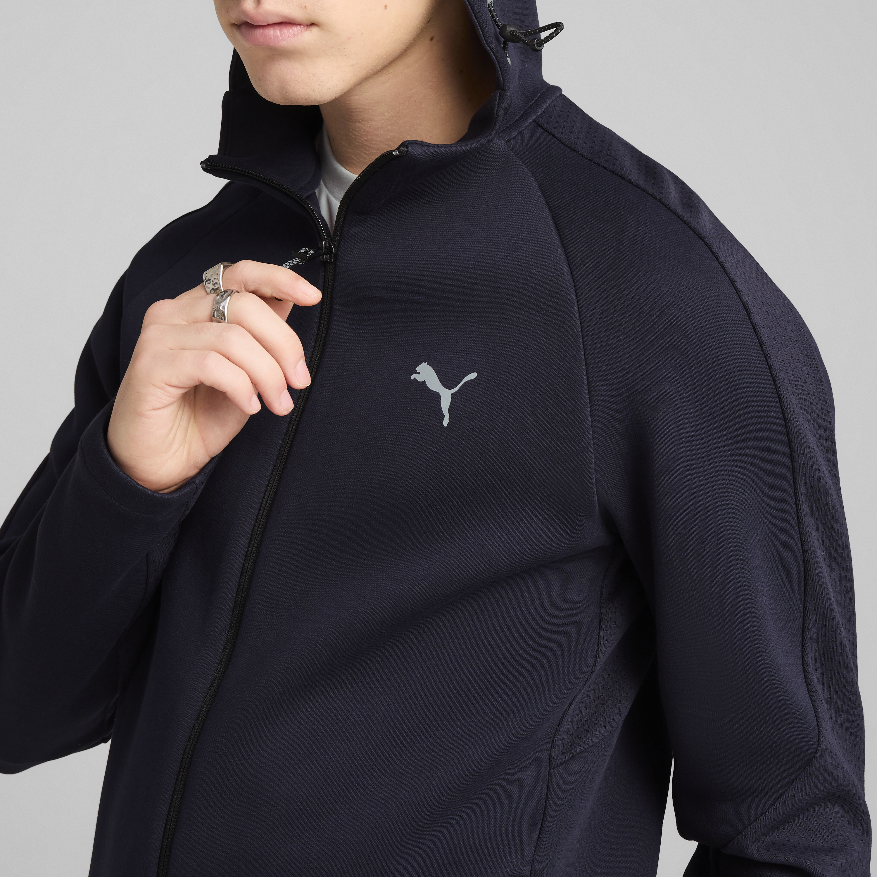 Mens Evostripe Core Full Zip Jacket